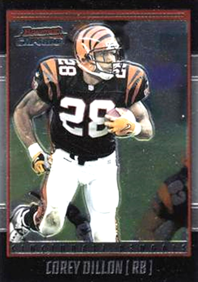 2001 Bowman Chrome #22 Corey Dillon Cincinnati Bengals