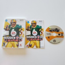 Madden NFL 09: All-Play (Nintendo Wii, 2008) CIB Complete, TESTED & WORKING