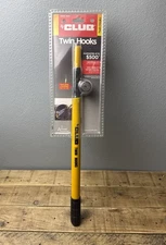 New The Club Model 3000 Twin Hooks Yellow NIP