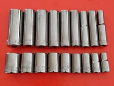 New Craftsman OVERDRIVE 1/4" Metric Drive Deep & Shallow 6mm - 14mm Socket Set