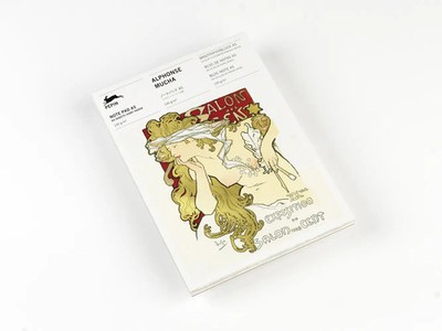 Alphonse Mucha | Writing Paper & Note Pad A5 | Pepin van Roojen | Deutsch | 2024