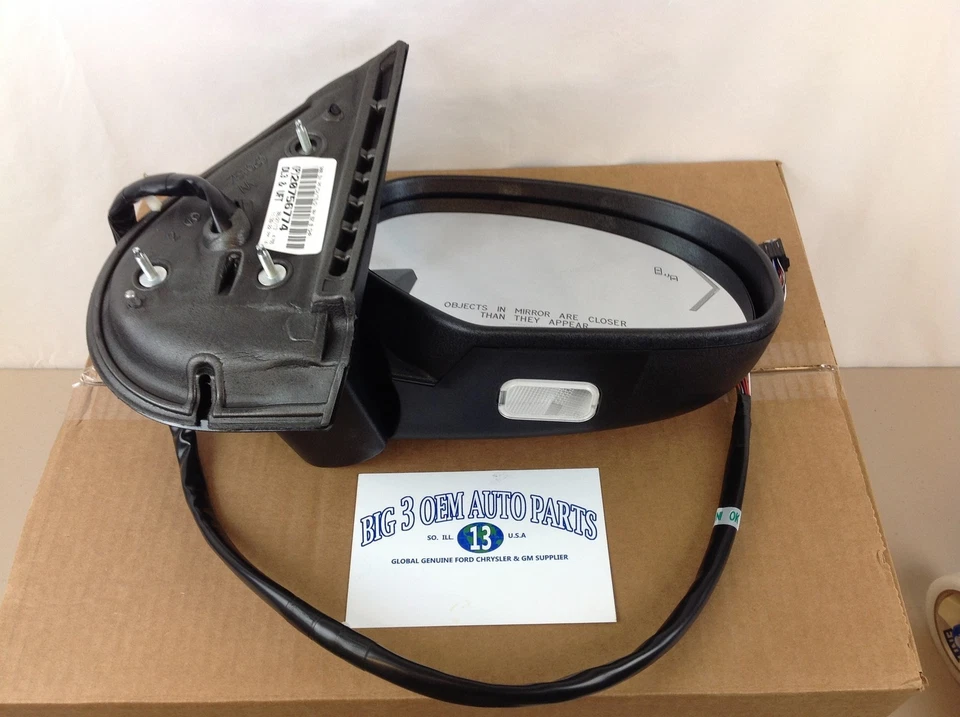 Espejo retrovisor cromado DL3 vista lateral pasajero Chevrolet Tahoe Suburban GMC Yukon OEM Foto 3 de 4