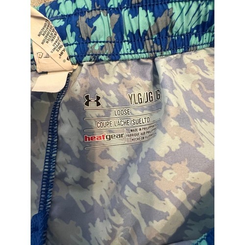 Girls blue under armour shorts size large - Picture 6 of 7