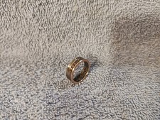 1992 Handcrafted Washington Quarters coin ring, size 6 -1/2 A 