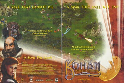 Kohan: Immortal Sovereigns Print Ad/Poster Art PC Small Box (B)