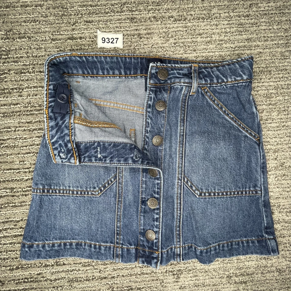 Falda vaquera azul Gap talla 8 para niñas Foto 2 de 2