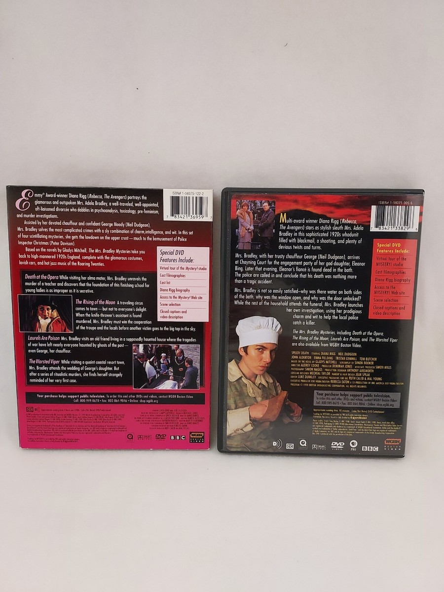 The Mrs Bradley Mysteries Series 1 on DVD plus Speedy Death. Diana