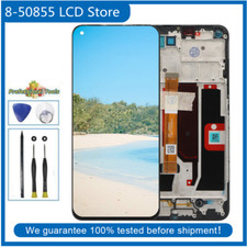 For OnePlus Nord N200 5G DE2118 LCD DisplayTouch Screen Digitizer  Frame QC