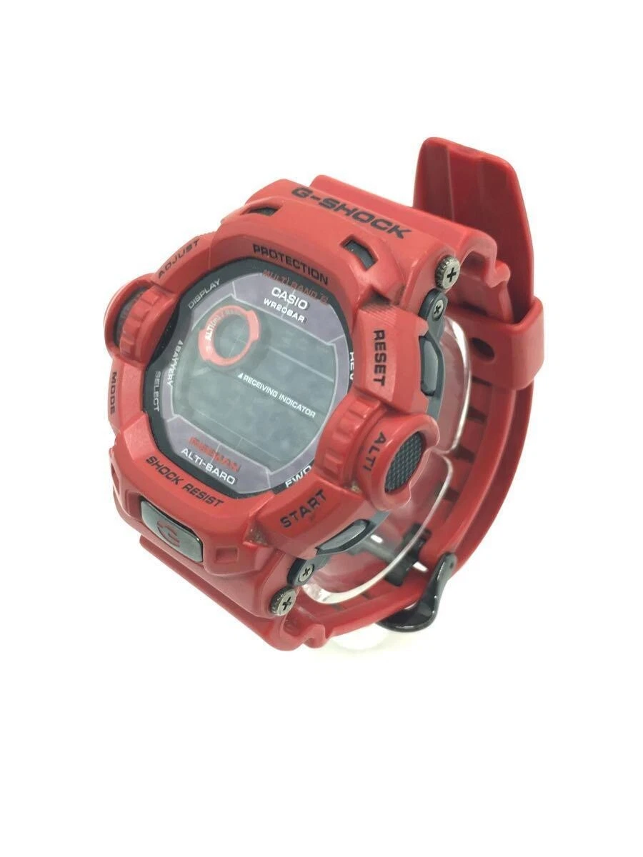 CASIO G-SHOCK GW-9200R RISEMAN men in rescue orange Men's watch From Japan Used