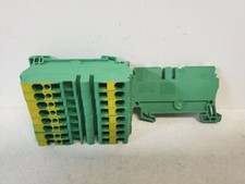 LOT OF (9) NEW TAKE OUT! ALLEN-BRADLEY GROUND TERMINAL BLOCKS 1492-LG3
