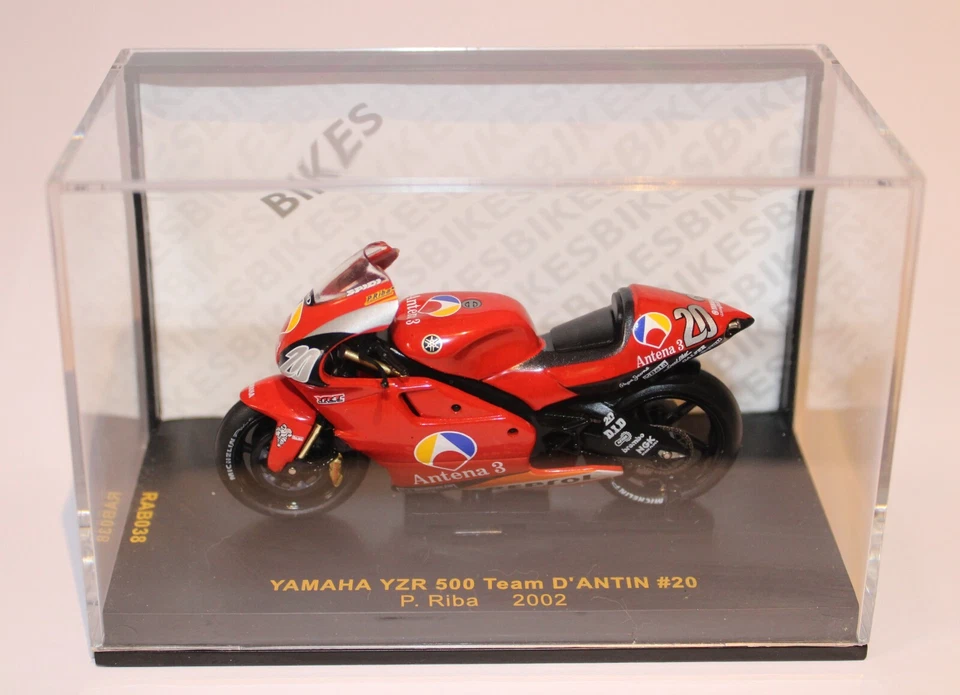 IXO 1/24th RAB038 Yamaha YZR 500 Team D'Antin #20 P.Riba MotoGP 2002 Foto 3 de 3