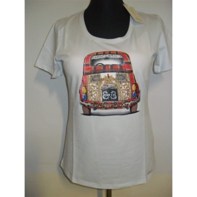 EAN 13 DAMEN T-SHIRT SWAROVSKI WEISS