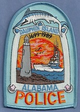 DAUPHIN ISLAND ALABAMA POLICE SHOULDER PATCH