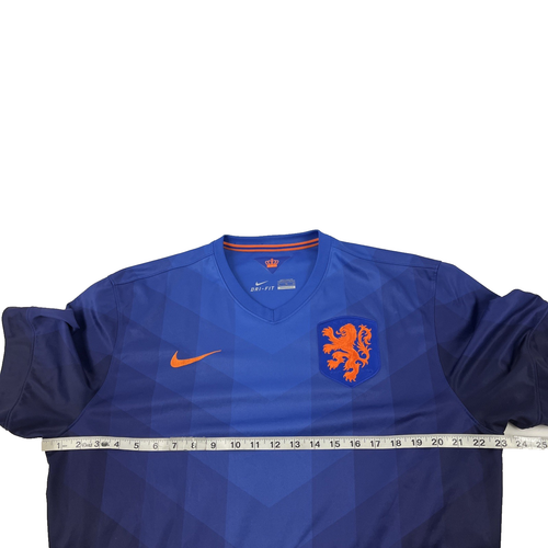 Mens NETHERLANDS 2014 2015 AWAY FOOTBALL SHIRT SOCCER JERSEY NIKE Size XL - Picture 8 of 10