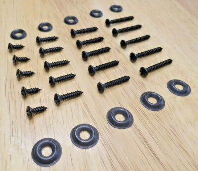 (31pcs) BLACK INT/EXT SCREWS! FOR DODGE RAM PICKUP RAMCHARGER VAN WAGON CAR ETC