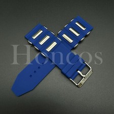 26 MM Soft Rubber Blue Diver Watch Band Strap Fits For INVICTA Bullet USA