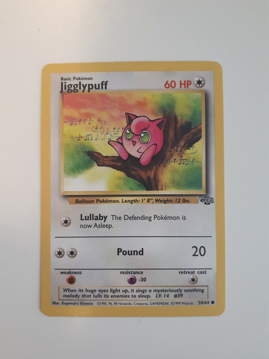 rare jigglypuff pokemon card Amazon.com: Pokemon - Jigglypuff (65/124)
