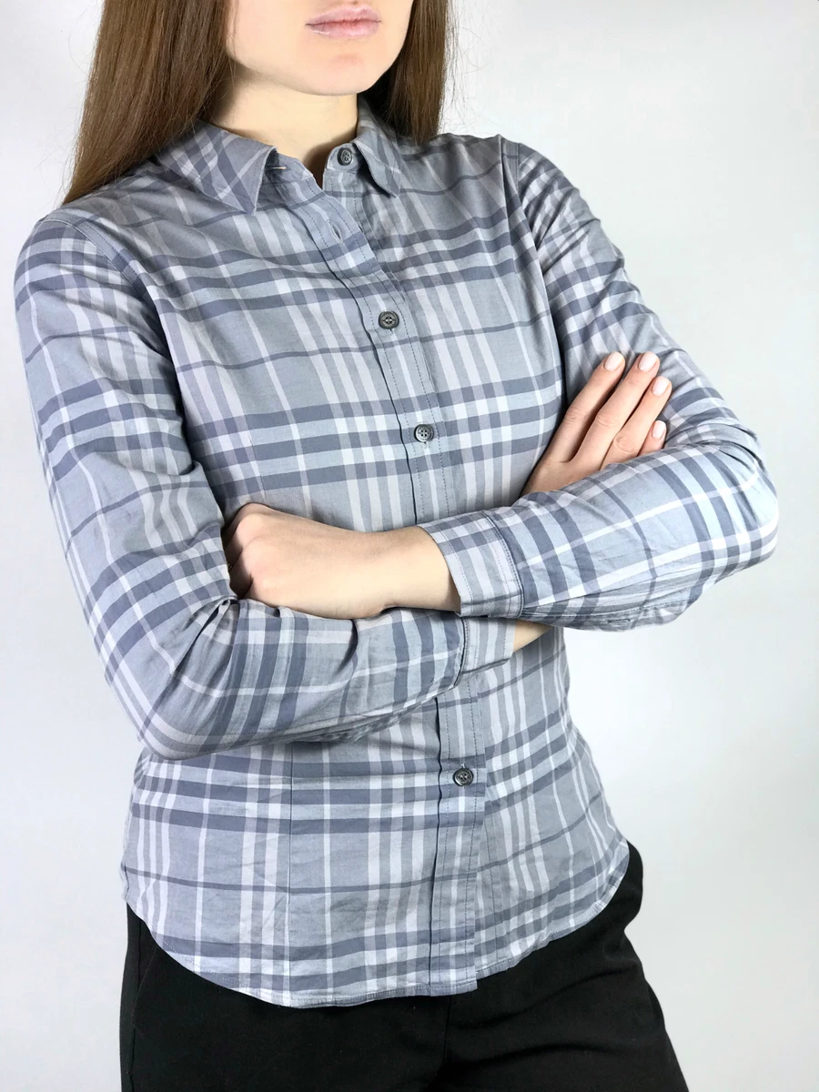 Women's burberry top nova check shirt