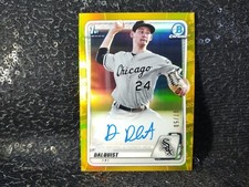 Andrew Dalquist ⚾ 2020 Bowman Chrome 1ST GOLD RC ROOKIE AUTO 07/50 #CPAAD