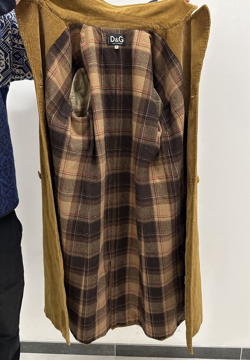 DDP Vintage Archive D&G DOLCE&GABBANA Corduroy Velvet Jacket Coat
