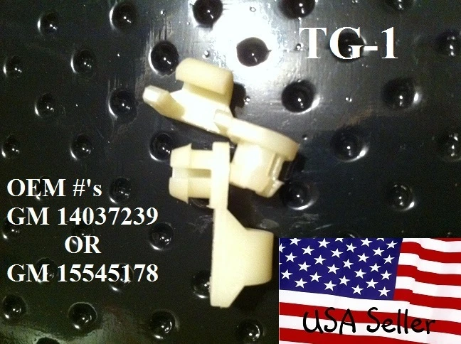 Clips de varilla de manija de puerta trasera Chevy and GMC 1981 A 1998, 1-PR TG-01 Foto 2 de 4