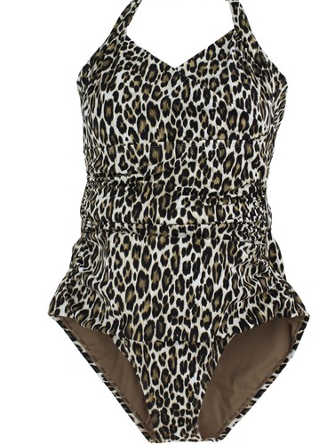 leopard wrap swimsuit
