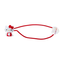 Hello Kitty Hair Tie Sweetheart Ponytail Holder Sanrio Japan white 