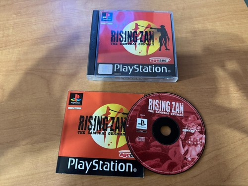 Rising Zan The Samurai Gunman PS1 PlayStation One - Black Label PAL UK CIB RARE