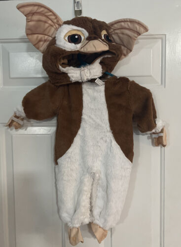 Gremlins Costume - Gizmo Infant 6- 12 Months Halloween 2 Pieces Soft And Furry - Picture 1 of 9