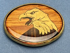 Vintage Von West Ft Collins Co Eagle Belt Buckle Made in USA READ