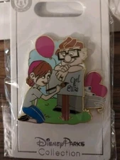 Disney Pixar Up Pin Carl Ellie Mailbox Pin Painting Mailbox Balloon New Pin