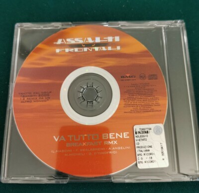 Assalti Frontali RARO CD SINGOLO PROMO Va Tutto Bene Breakfast Rmx