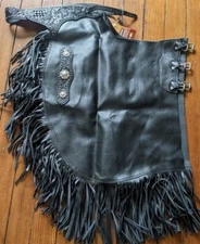 Western Chinks - Made of Faux Leather - Black or Brown - S,M,L,XL