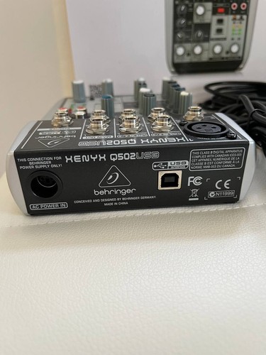 Behringer Xenyx Q502USB 5-Kanal-Mixer mit USB-Audio-Interface. - Bild 2 von 4