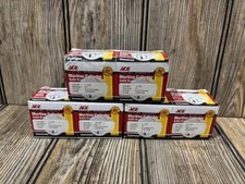 Lot of 6 ACE MORTISE CYLINDER SOLID BRASS 1-1/8" Body Length Dull Chrome Finish