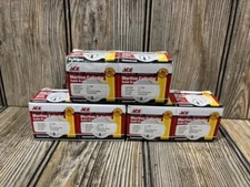 Lot of 6 ACE MORTISE CYLINDER SOLID BRASS 1-1/8" Body Length Dull Chrome Finish