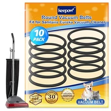 KEEPOW Vacuum Parts Compatible with Sanitaire Round Cleaner, 10 Pack 