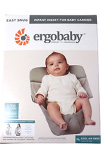 Ergobaby Easy Snug Infant Insert Tan Brown Premium Cotton Newborn from 7-12 lbs