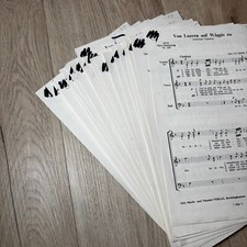 Von Luzern auf Wäggis zu Chor Noten gemischter Chor SATB