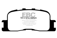 EBC Ultimax Rear Brake Pads for Toyota Highlander 3.3 2WD (2000 > 03)