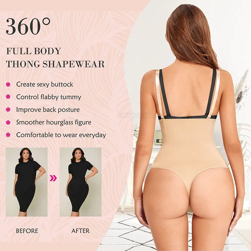 Slimmer Body Shaper Women Surgery Girdle Shapewear Bodysuit Asjustable Straps UK - Picture 8 of 32