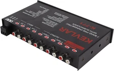Car Audio Equalizer, Low Pass 7 Band Car Graphic Equalizer High Level Input EQ w