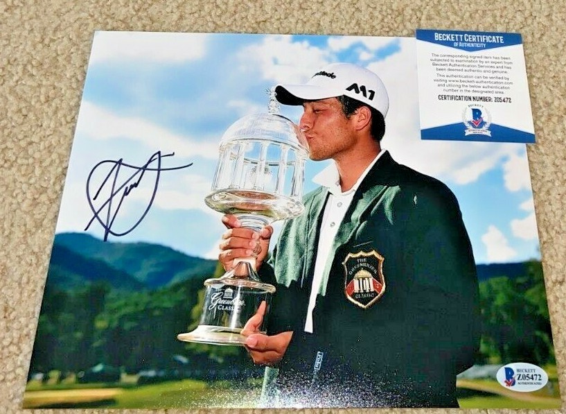 XANDER SCHAUFFELE SIGNED 8X10 PGA GOLF PHOTO MASTERS US OPEN CHAMPION 2023 BAS B 