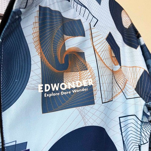 EdWonder Wonderfool Infinite Women's Cycling Jersey (Glacier Blue) - Picture 2 of 11