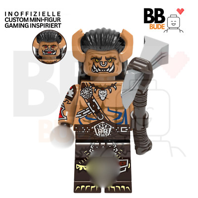 World of Warcraft WOW Orc Klemmbaustein Custom Mini Figur MOC Block Brick