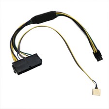 Power Supply Adapter Connector Cable for HP G1 Z220 Z230 Z240 24 Pin To 6 Pin