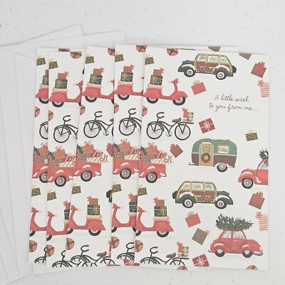 Lot 5 American Greeting Cards w/ Gift Card Insert New 7''x4.5'' Christmas Holiday