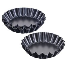 ORION Tartelette-Förmchen Törtchenformen Muffinförmchen 6 Stück 9 cm