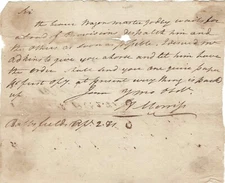 Revolutionary War Patriot Seeks Provisions Of Military Stores Commissary 2nd VA