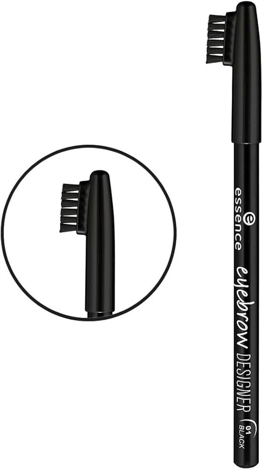 Essence Eyebrow Designer Pencil & Brush Long lasting Brow Definer *CHOOSE SHADE* - Image 2 of 3